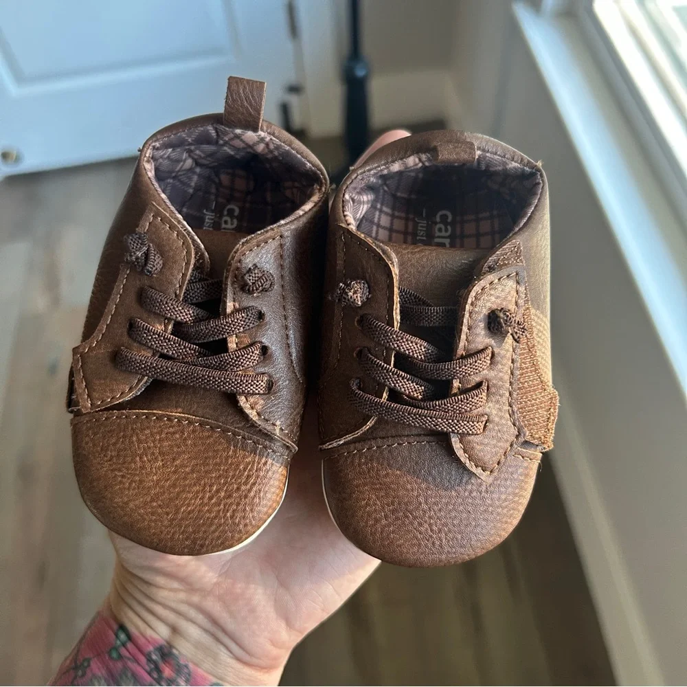 Carter's Brown Baby Walker Shoes